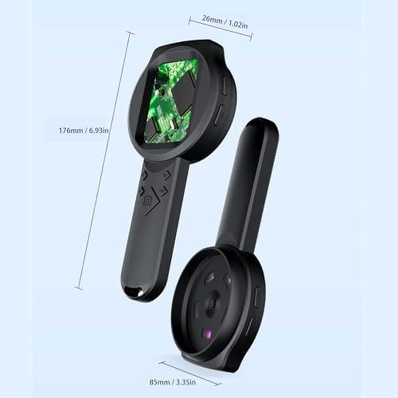 1000X Magnifying Glass Handheld Digital Magnifier with 3 Light Sources 2.8In IPS