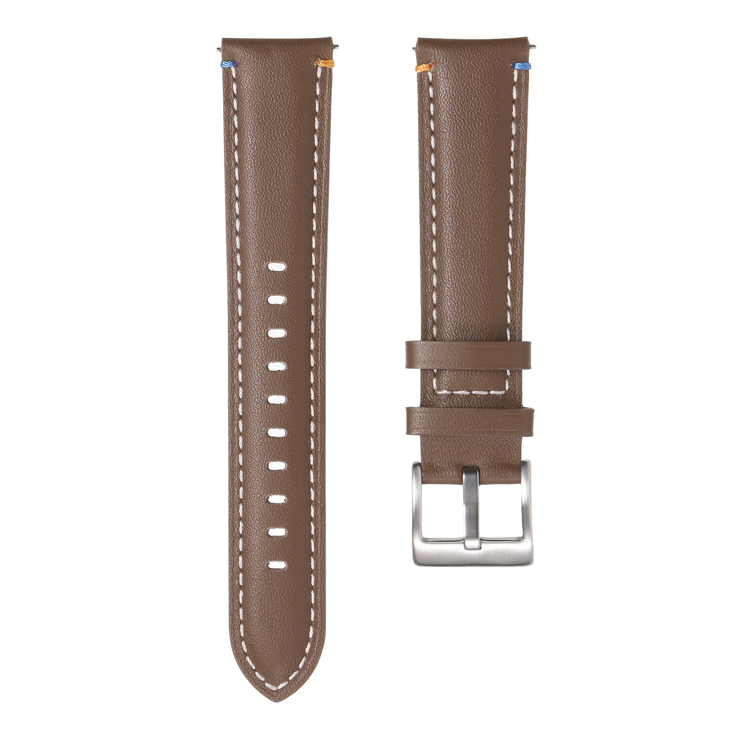 Vintage Watch Band 20mm 22mm Stitching Genuine Leather Strap Bracelet Wristband