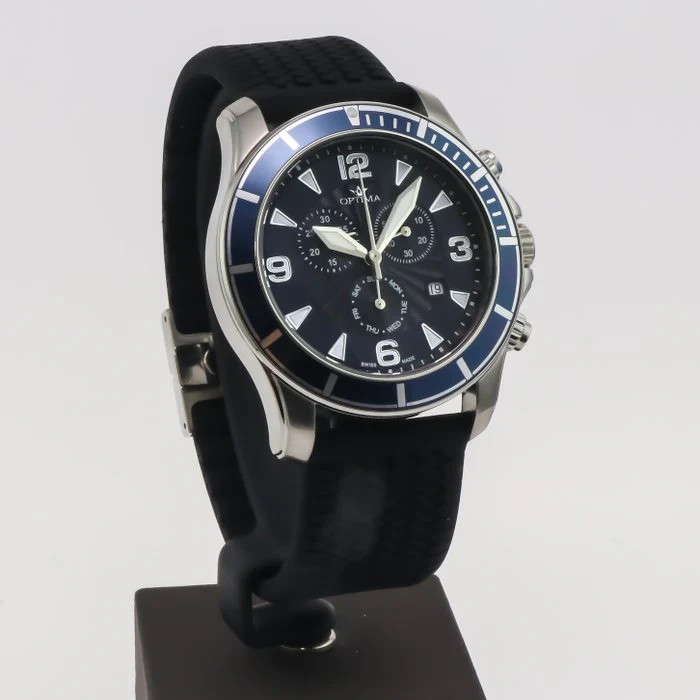Optima – Swiss Chronograph – OSC422-SX-9 Chronograph Swiss Quartz 45 mm OSC422