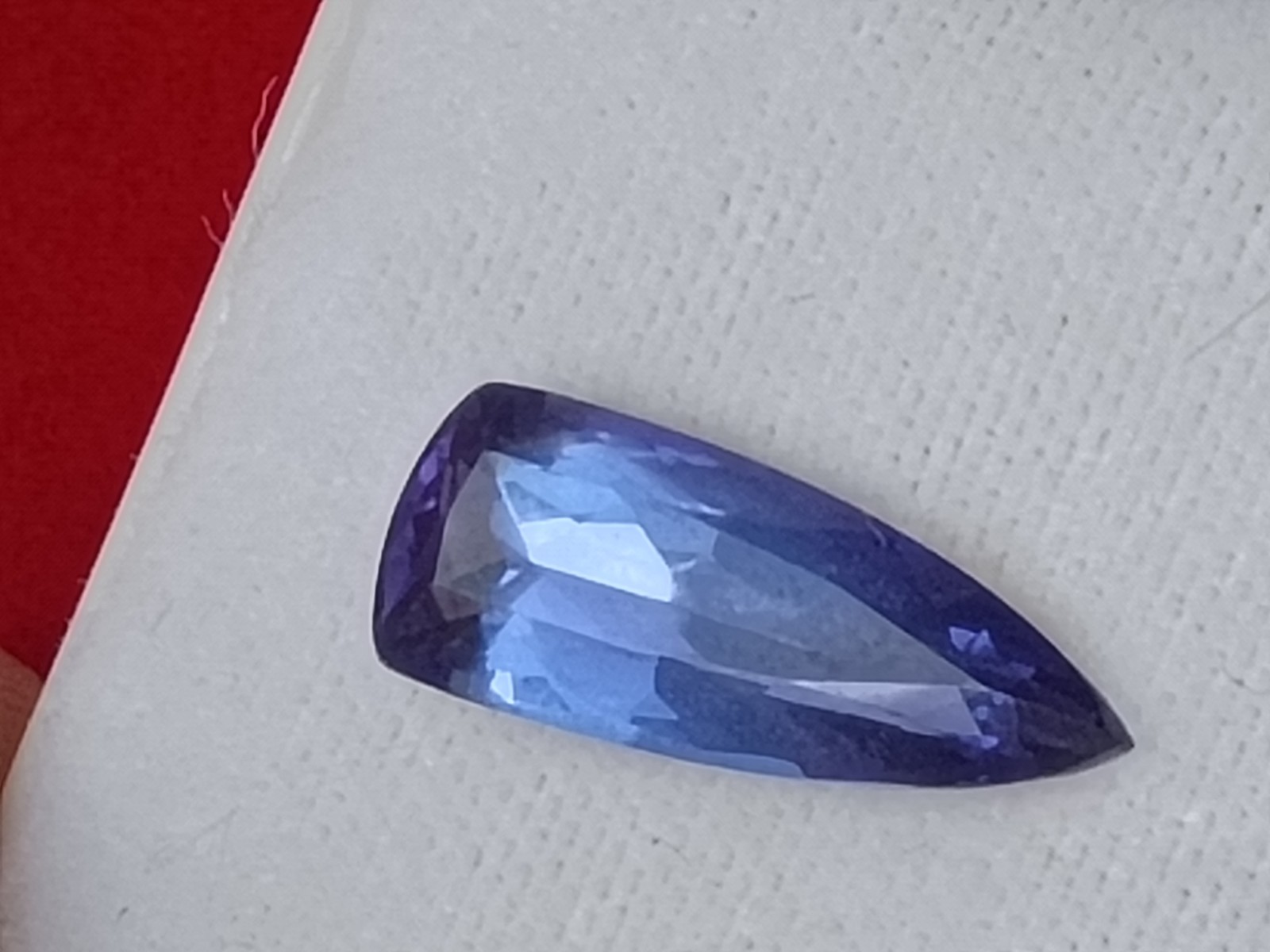 Natural Tanzanite Trillion Cut Blue/Purple Transparent 6x16mm 2.80ct 1pc