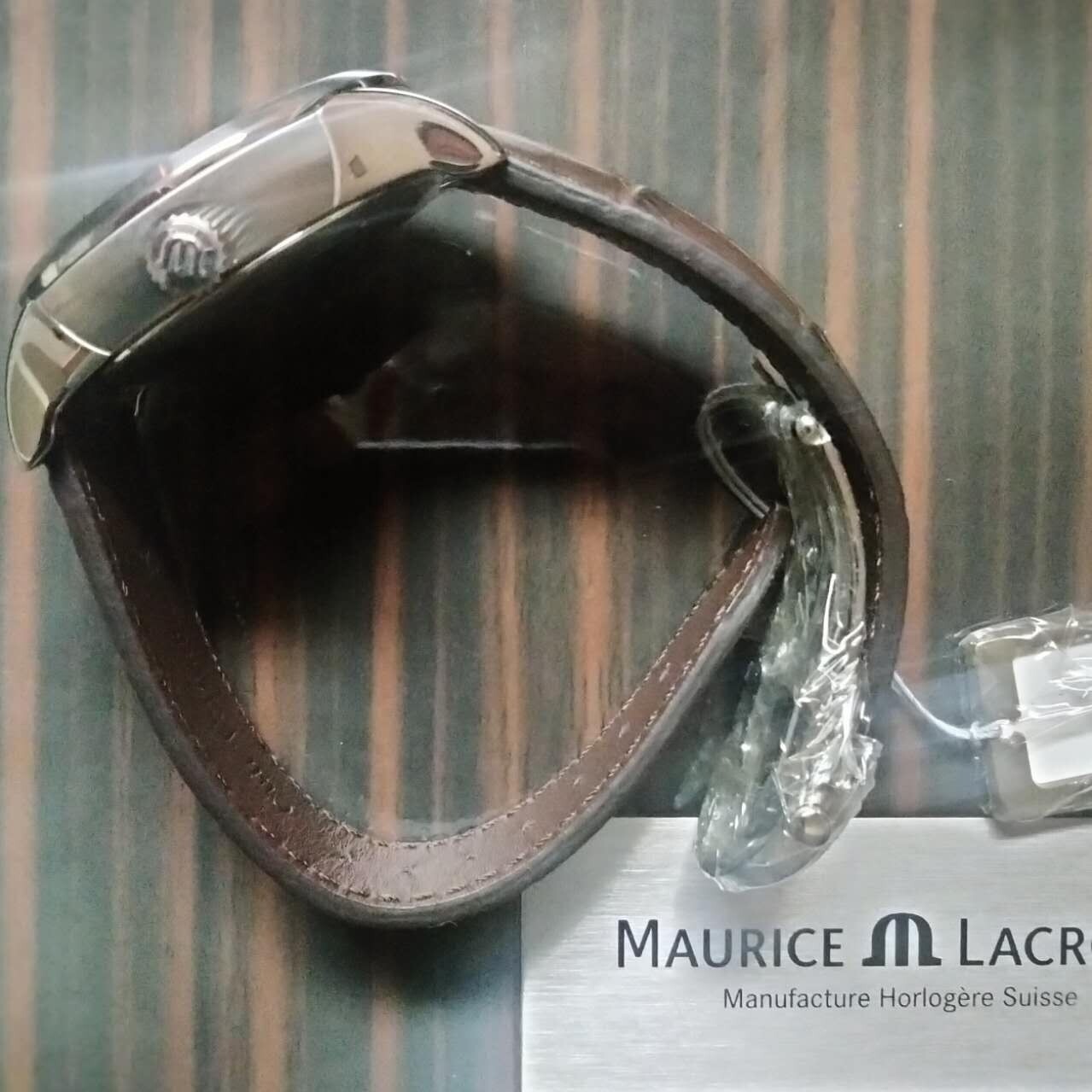 Maurice Lacroix LC6088 Automatic Men’s Watch White Dial Big Date GMT Dual Time L