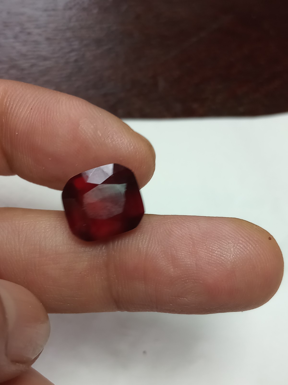 12.30 ct Natural Hessonite garnet unheated, loose gemstone 12.8×11.7x9mm