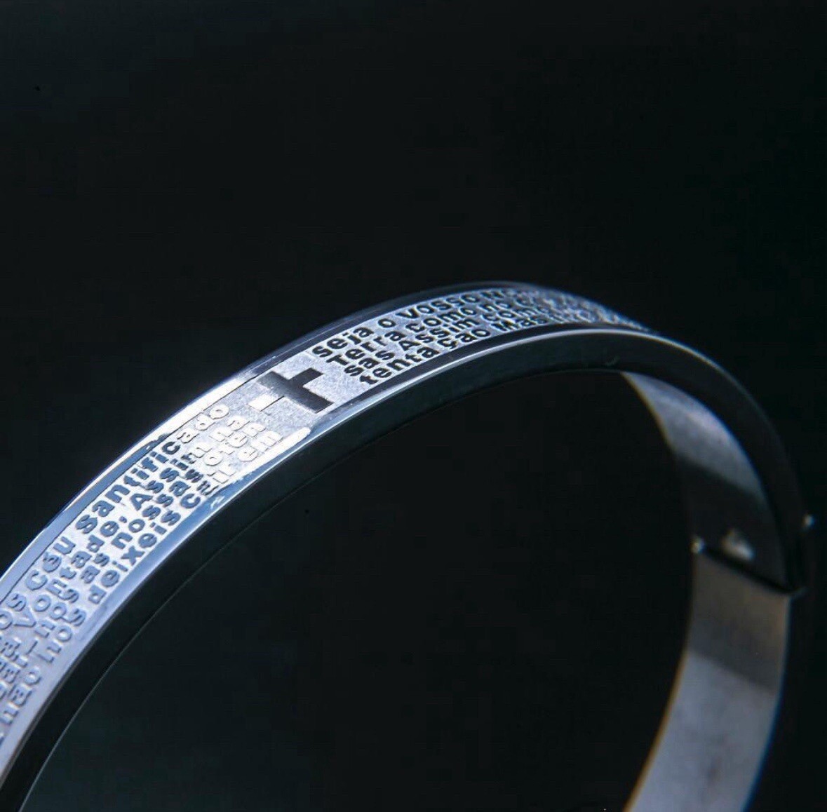 Stainless steel male and female prayer bracelet