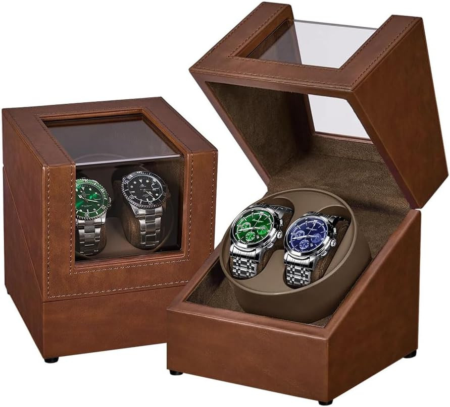 Watch Winder for Automatic Watches,Automatic Watch Winder Box,Double Watch