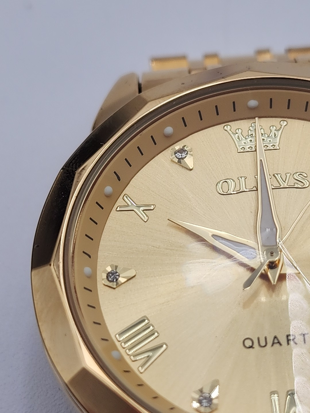 Olevs Mens Luxury Watch Gold 9931G