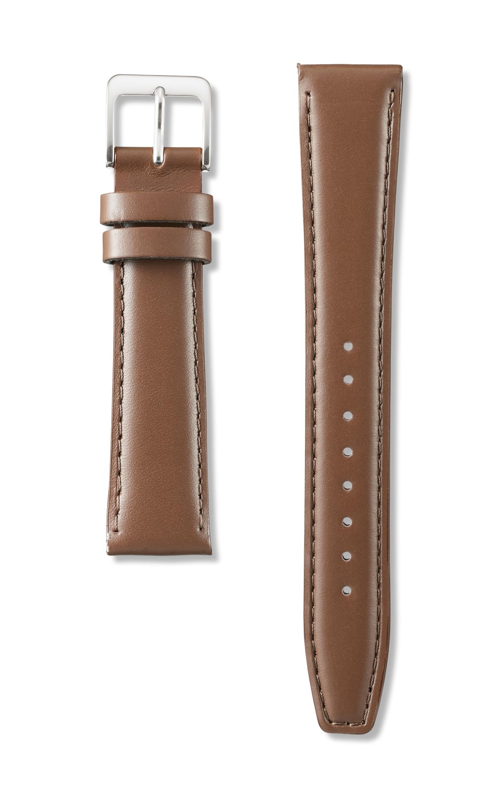Genuine SEIKO aftermarket watch band, smooth cowhide leather, BR