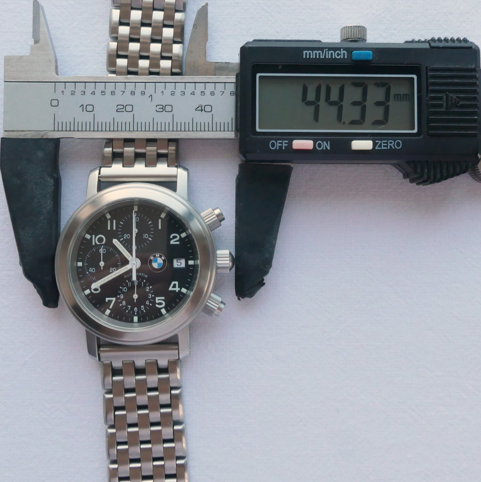 BMW Classic Driver Sport Car Accessory Automatic Valjoux 7750 Chronograph Watch