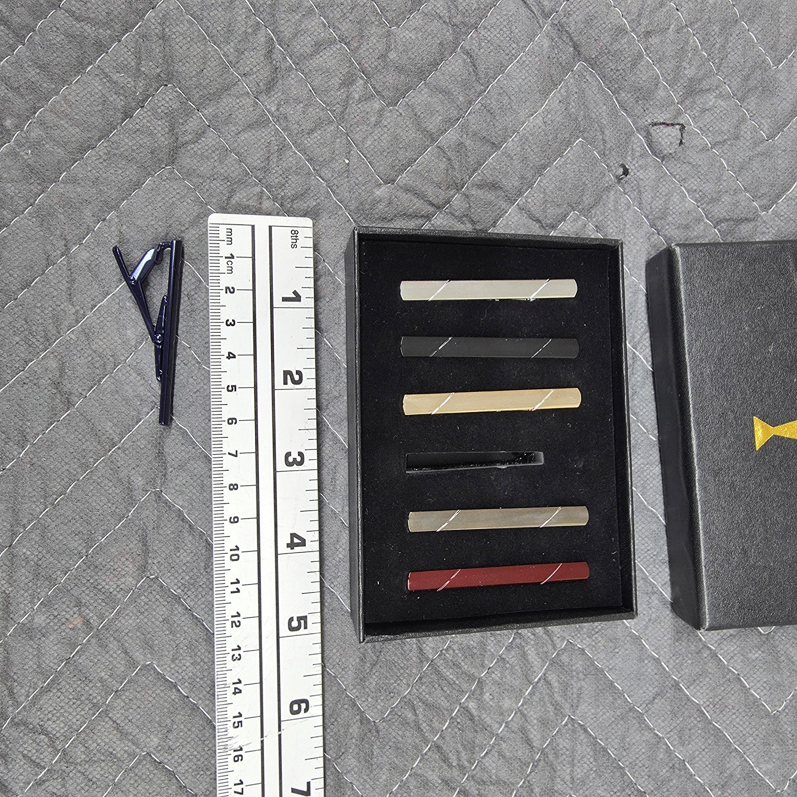 Tie Clips for Men, 6 PACK Tie Clip Set with Elegant Gift Box – Tie clip 6PC