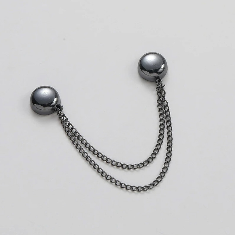 1pc Magnetic Chain Brooch Clip – Stylish Clothing & Scarf Fastener Accessory
