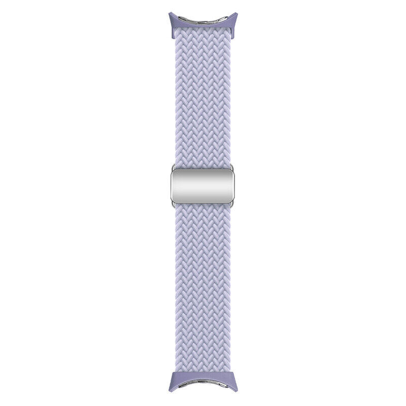 For Google Pixel Watch 3 41/45MM Replacement Magnetic Woven Nylon Elastic Band