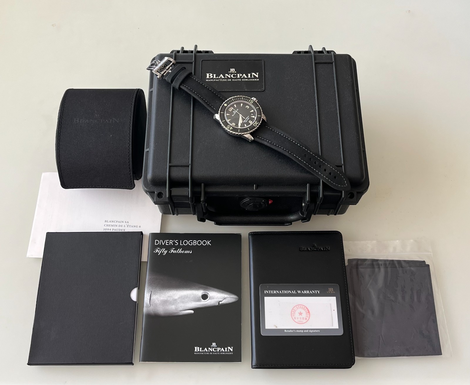 Blancpain Fifty Fathoms Automatic 5015 – Deployant Clasp – Box & Papers 2023