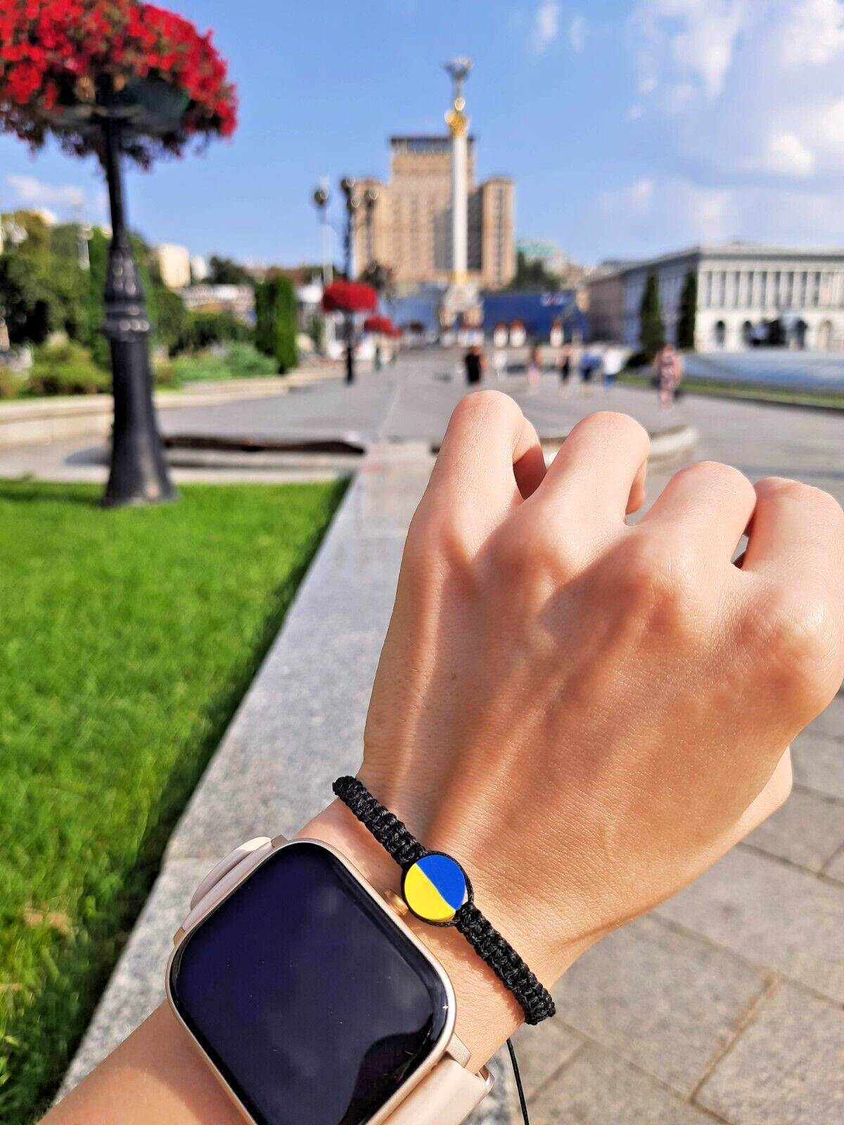 Ukrainian Flag Bracelet Blue and Yellow Jewelry Support Ukraine Unisex Bracelets