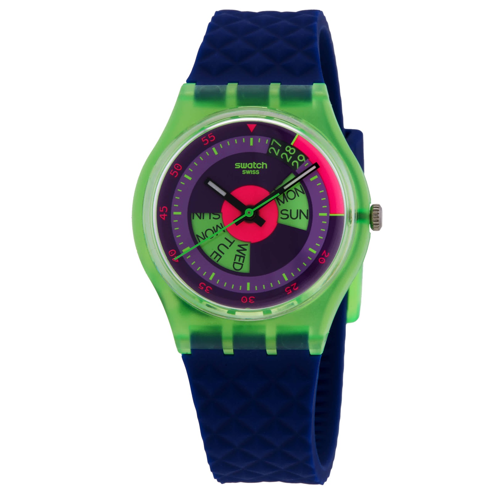 Swatch Neon Skychart Quartz Purple Dial Unisex Watch SO28G704 G1N