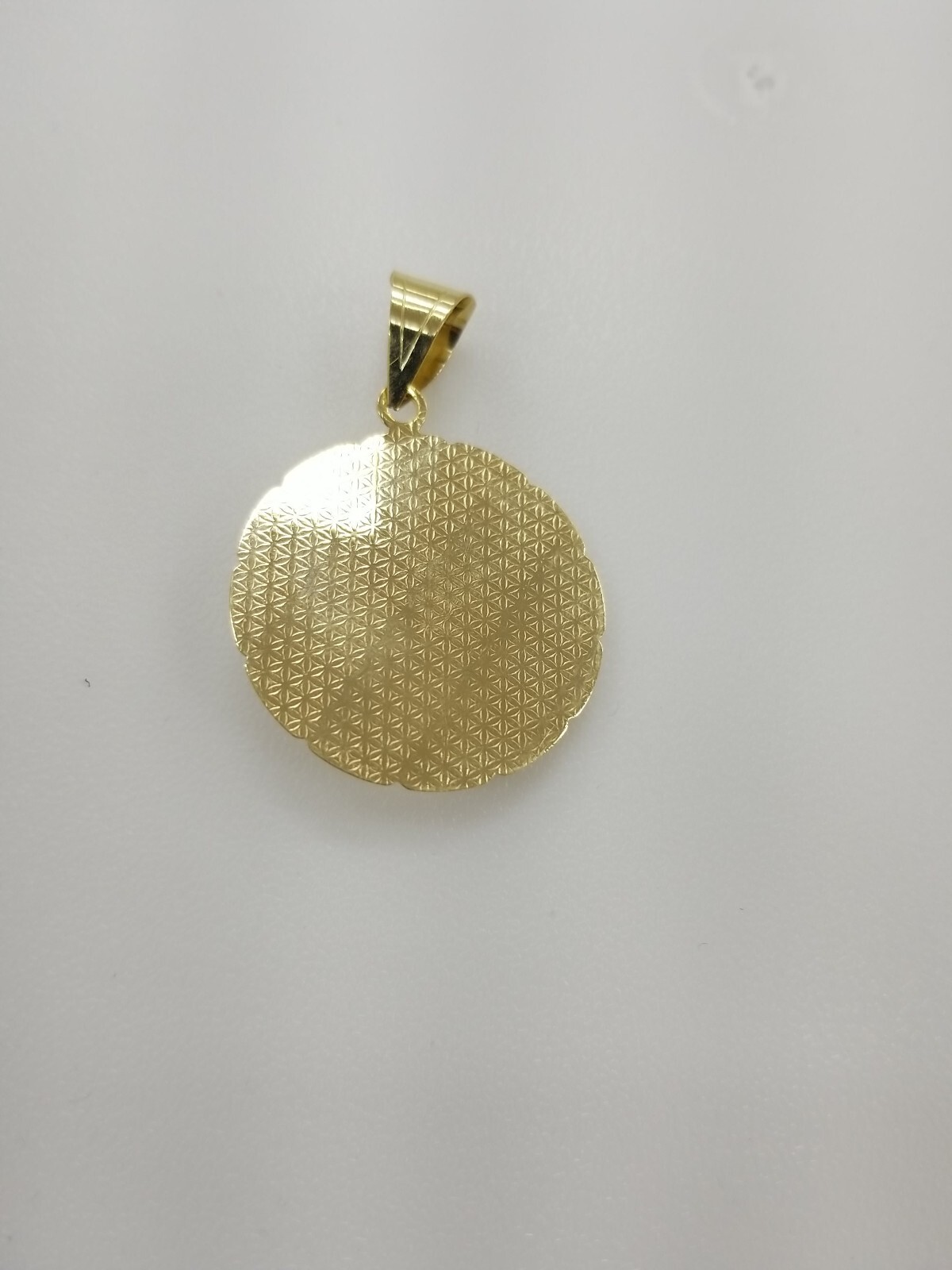 10KT Gold Jesus 2Tone pendant 7mm Bail 100% genuine Gold, Brand New 6.2 grm