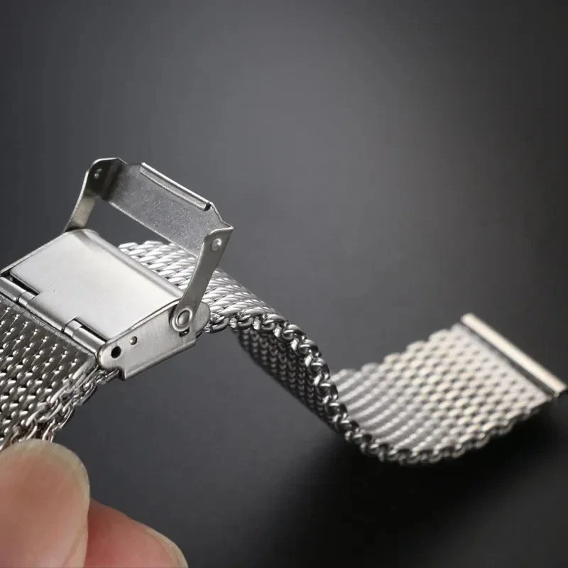Milanese Stainless Steel Watch Band Mesh Strap Bracelet 18mm 20mm 22mm 24mm