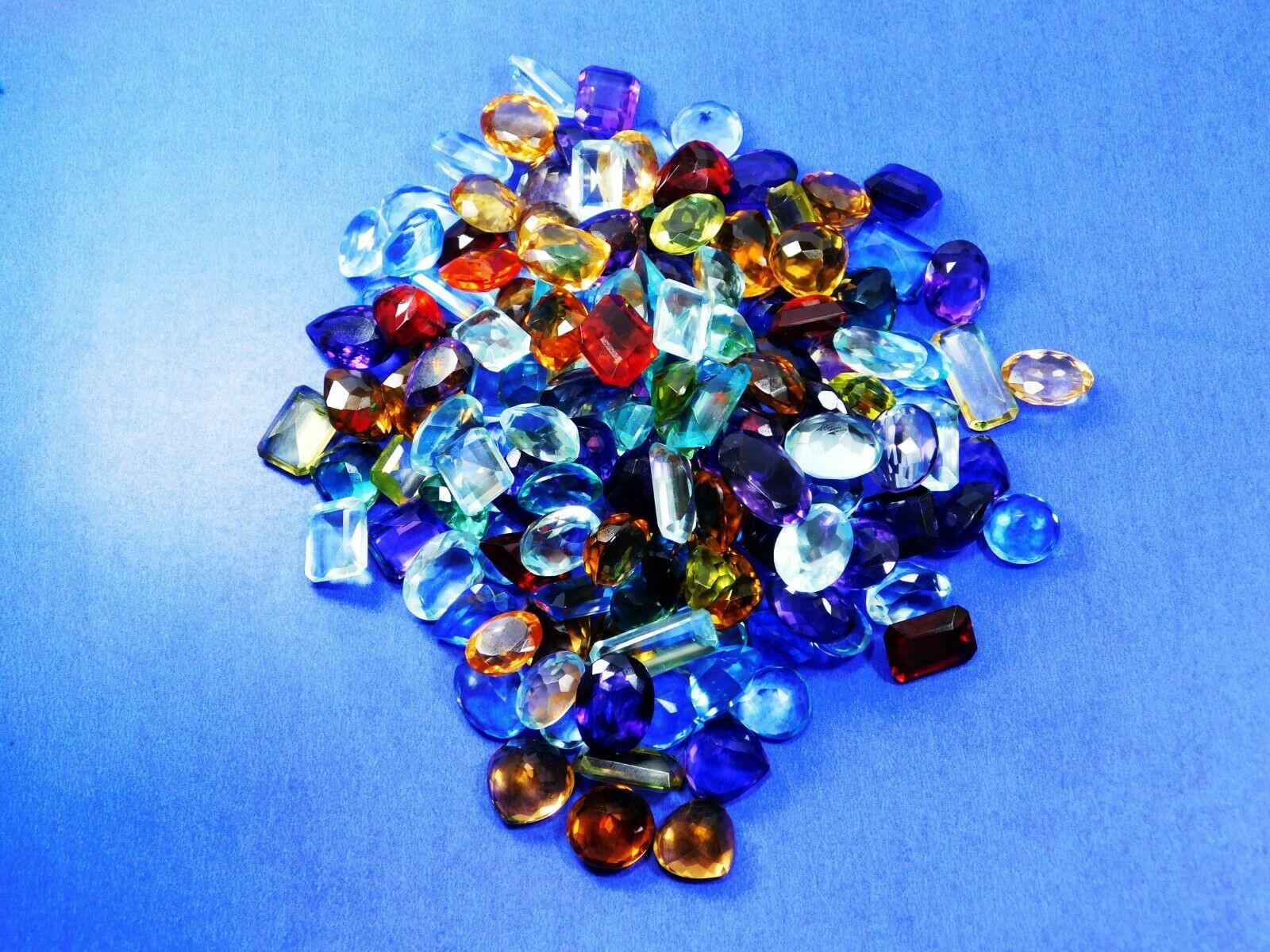 100.1 Ct Mix Color & Shape Natural Topaz CERTIFIED Loose Gemstone Lot