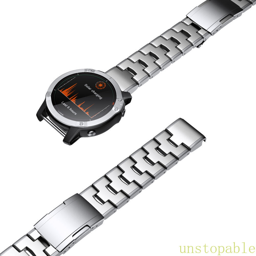 For Garmin Fenix 7X 7 6 6X 5 5X 3 Titanium Quick Metal Watch Band Strap 22/26mm