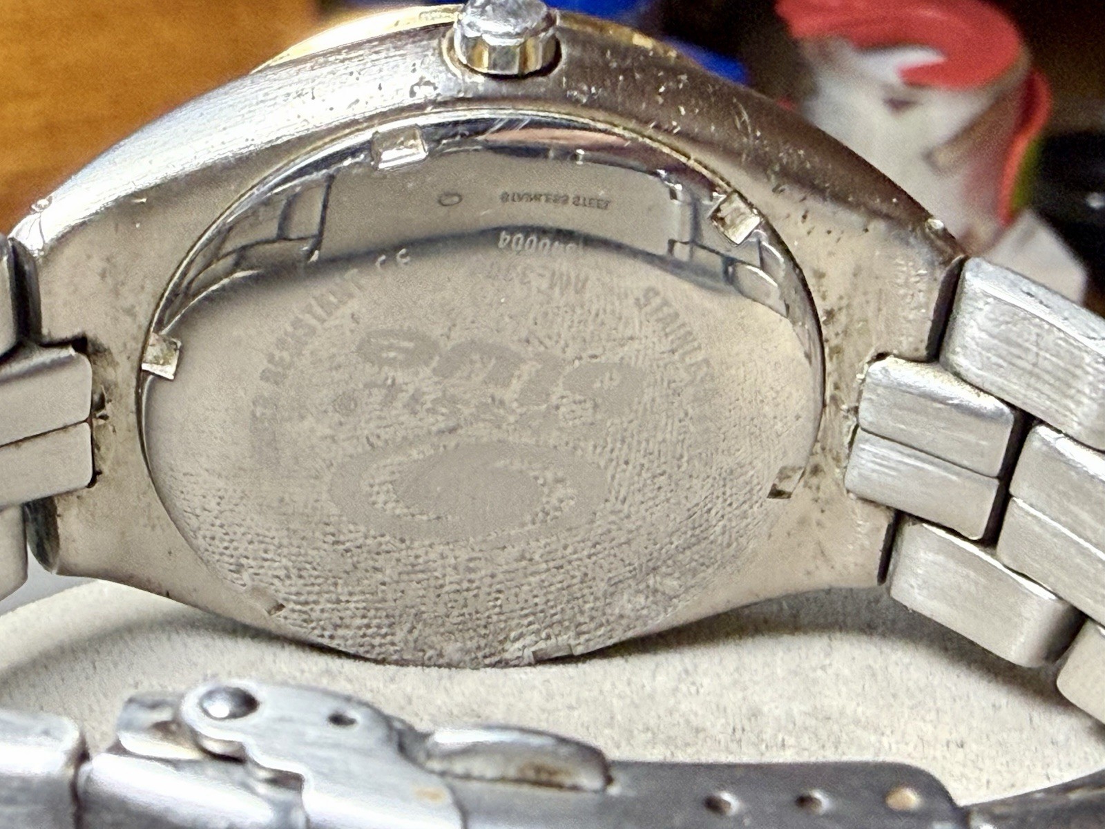 Fossil Blue AM-3303 Wrist Watch New Battery Lot B
