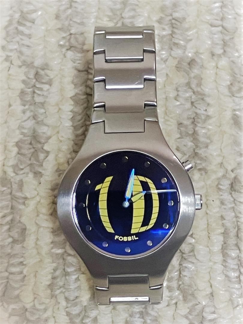 Fossil Big Tic JR8052 Analog Digital Hybrid Watch Mens Timepiece wrist 19cm
