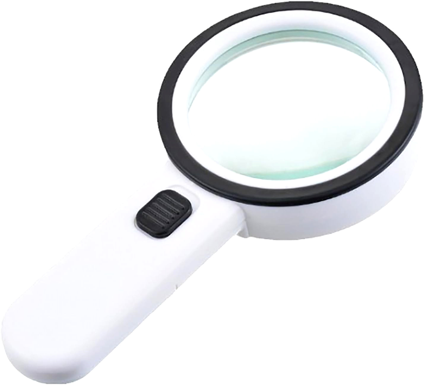 30X Jumbo Handheld Magnifying Glass w/ 12 Bright LED Light Illuminated Magnifier