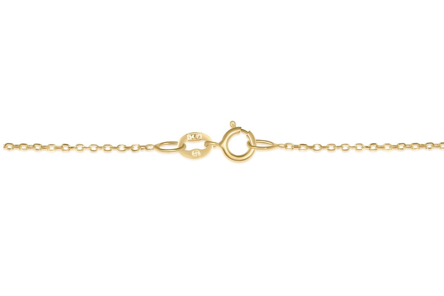 14K YELLOW AND WHITE GOLD TURTLE WITH CZ PENDANT NECKLACE