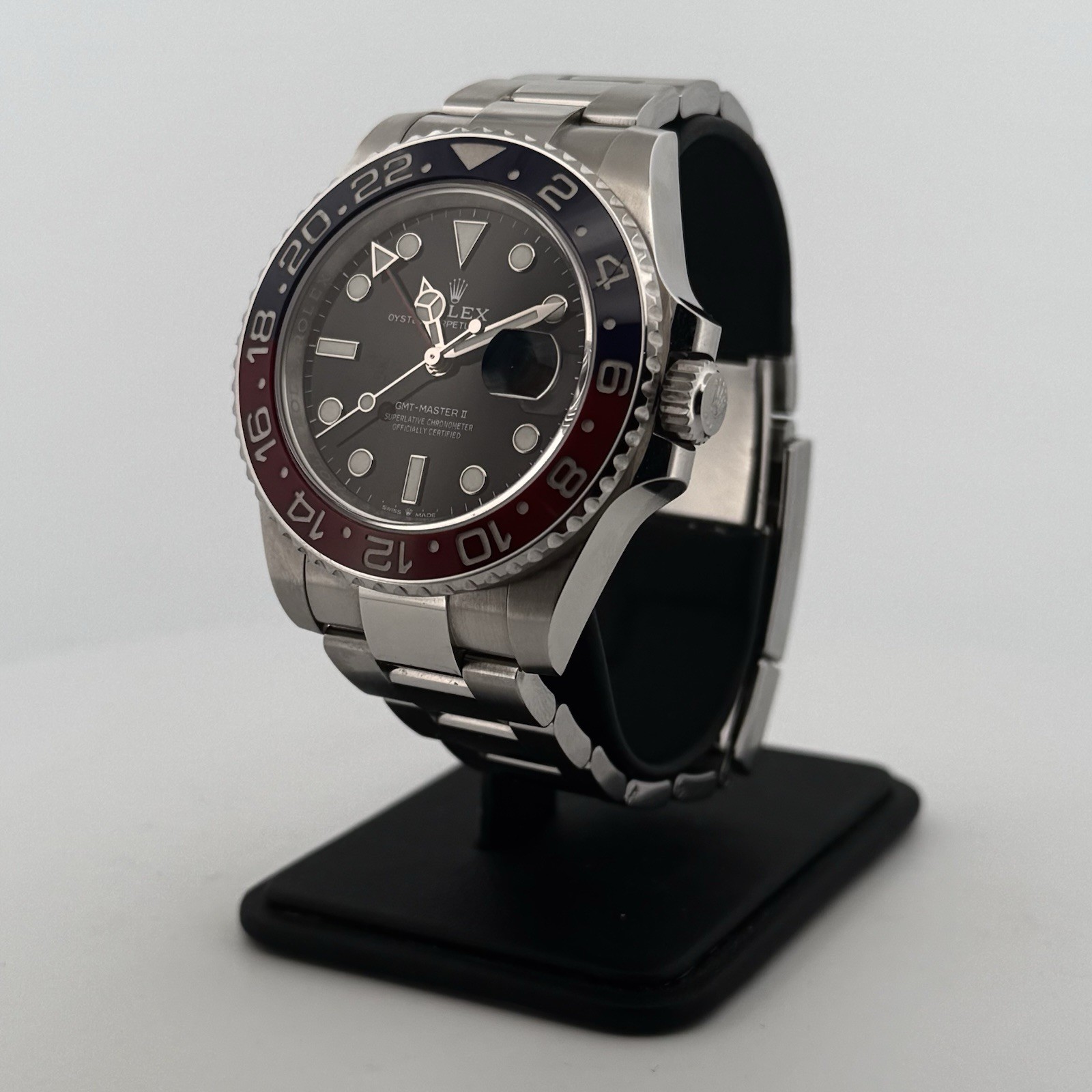 Rolex Pepsi GMT-Master II Ref 126710BLRO Stainless Steel Oyster Bracelet 40mm