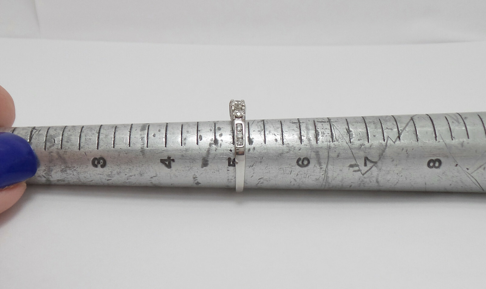 1/2CT Natural Diamond Engagement Anniversary Wedding Ring Band 10K White Gold
