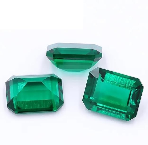 9.45CT Natural Mine Emerald Cut Colombian Green Emerald Certified LOOSE GEMSTONE