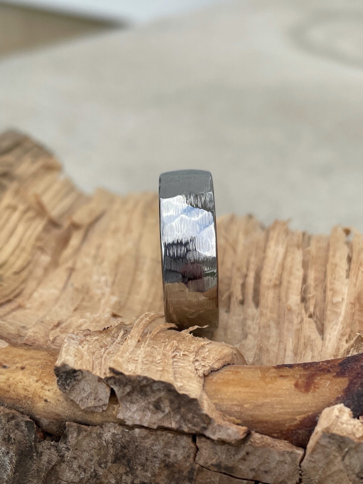 Polished Rugged Finish, Low Profile Dome, Titanium, 7mm, Made to Order