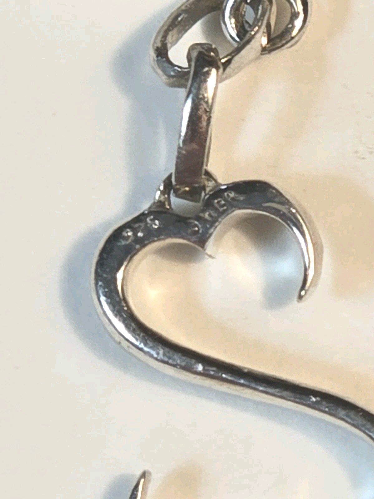 Jane Seymore Open Heart 925 Sterling Silver JWBR Dangle Earrings