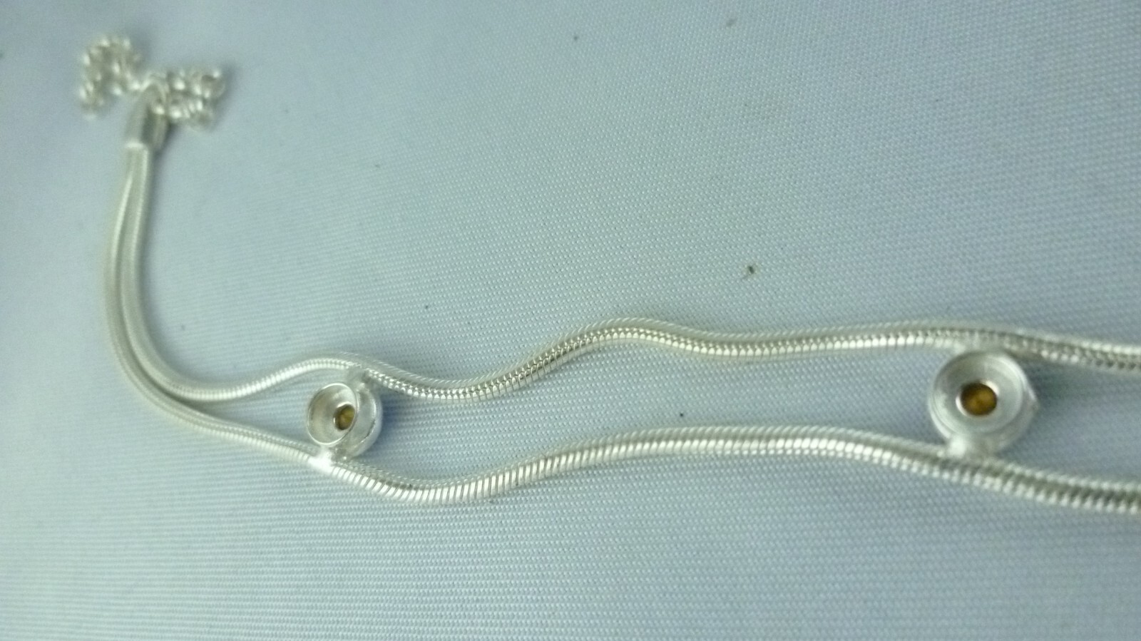 Necklace with Blue Gemstones Italy 925 Sterling Silver