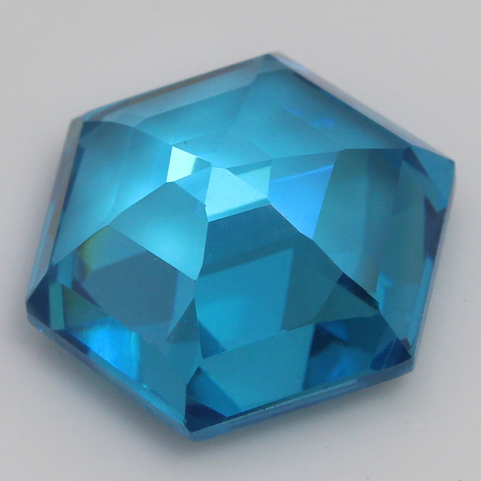 Natural Certified Brazil Nasiba Paraíba Tourmaline 7.00 MM Hexagon Gemstones