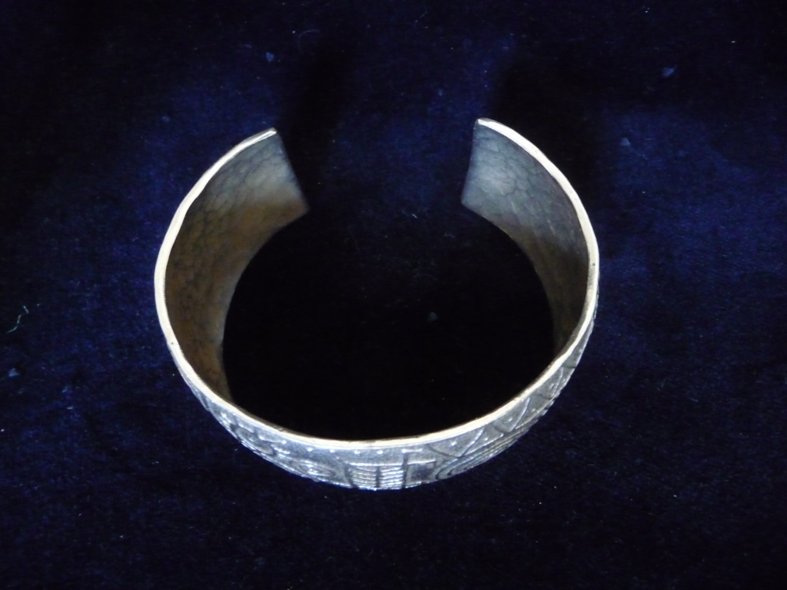 KOKOPELLI NATIVE AMERICAN SOUTH WEST DESIGN NAVAJO CUFF STERLING BRACELET #16/14