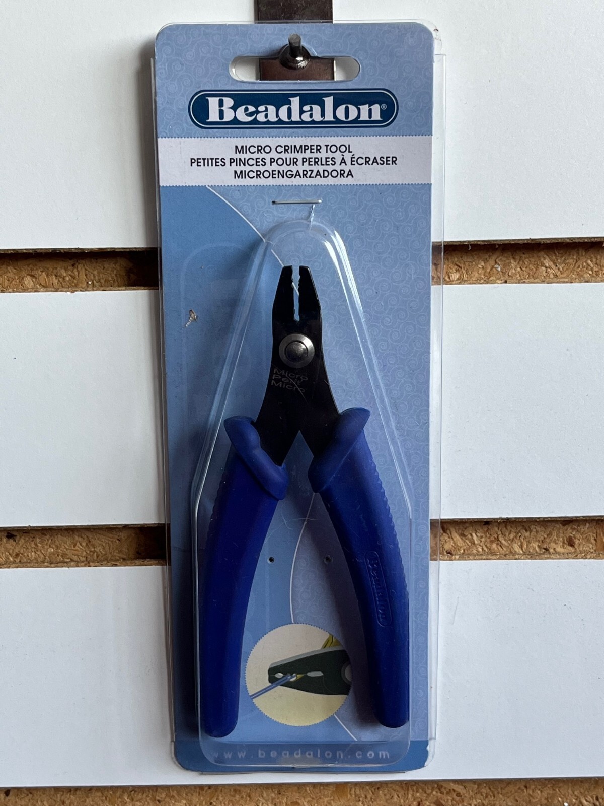 RHJ GOLD CRIMPER PLIERS TOOL MICRO JTCRIMP-2 FOR BEAD CRIMPING