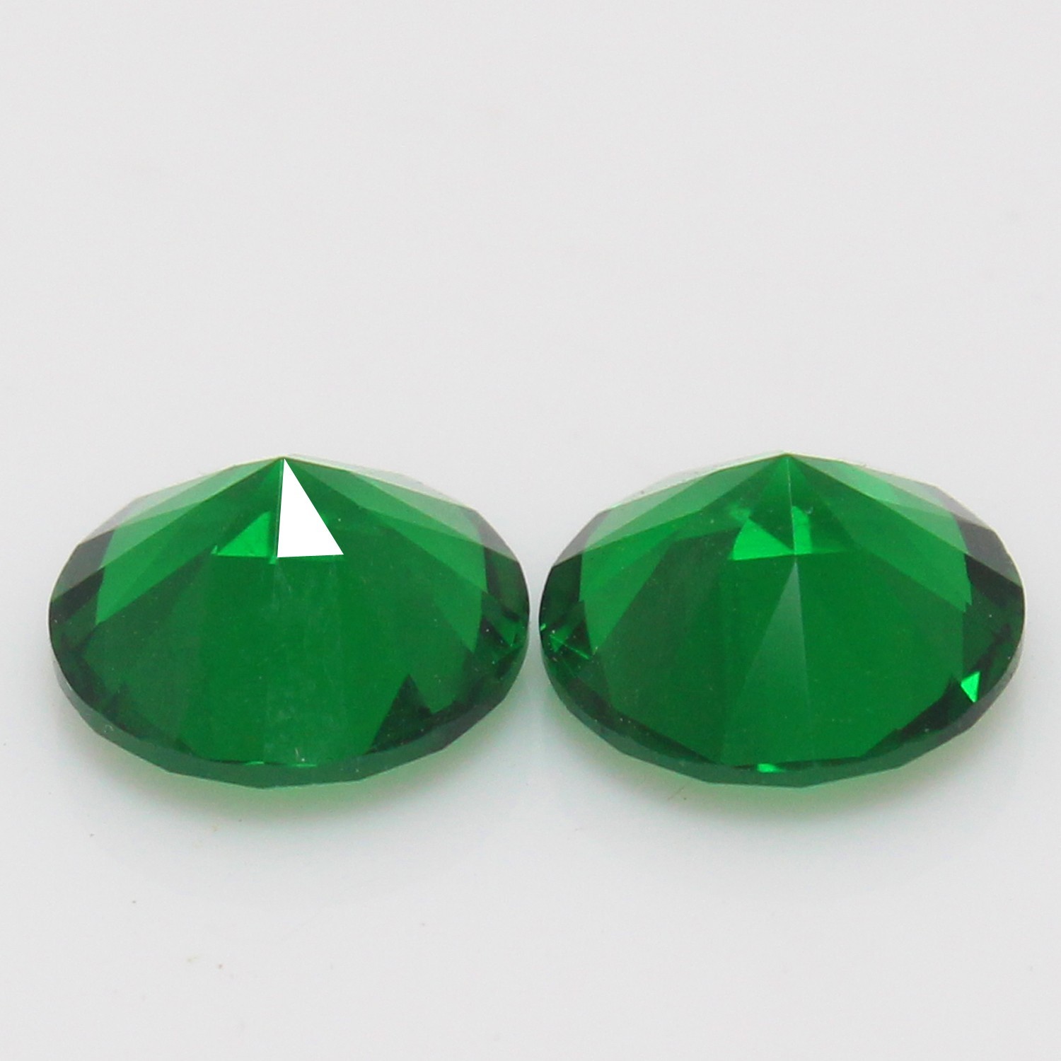 Natural Certified MUZO Colombian Green Emerald 7.00 MM Round Pair Loose Gemstone