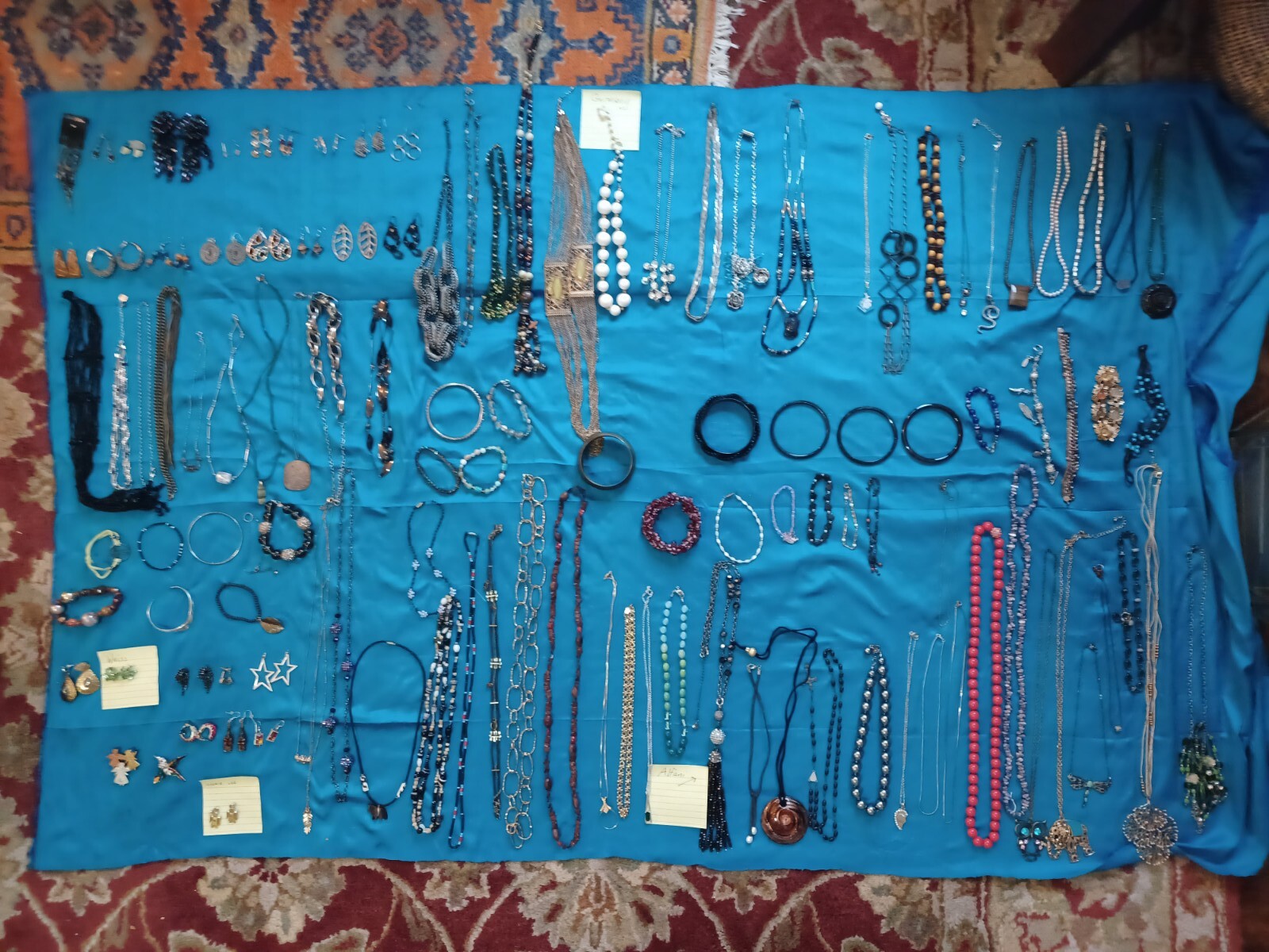 Jewelry Lot Vtg To Now 120+ Pieces Earrings Necklaces Bracelets +