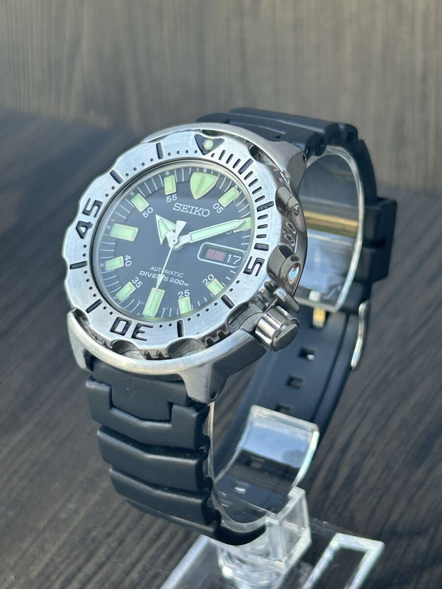 SEIKO Black Monster Diver 200M SKX779 7S26 0350 Automatic Watch