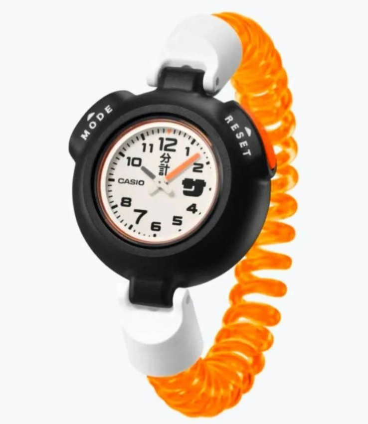 CASIO Sauna Watch “Sauna Watch” Black ＆ Orange pair set NEW from Japan