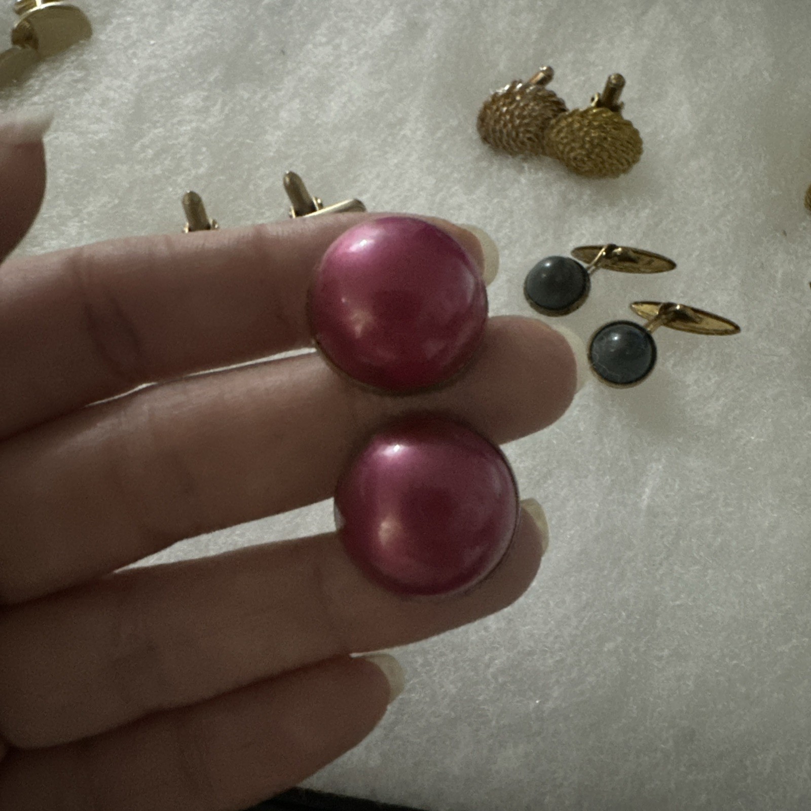 Choose what you want — 9 sets of cufflinks; Mixed designs