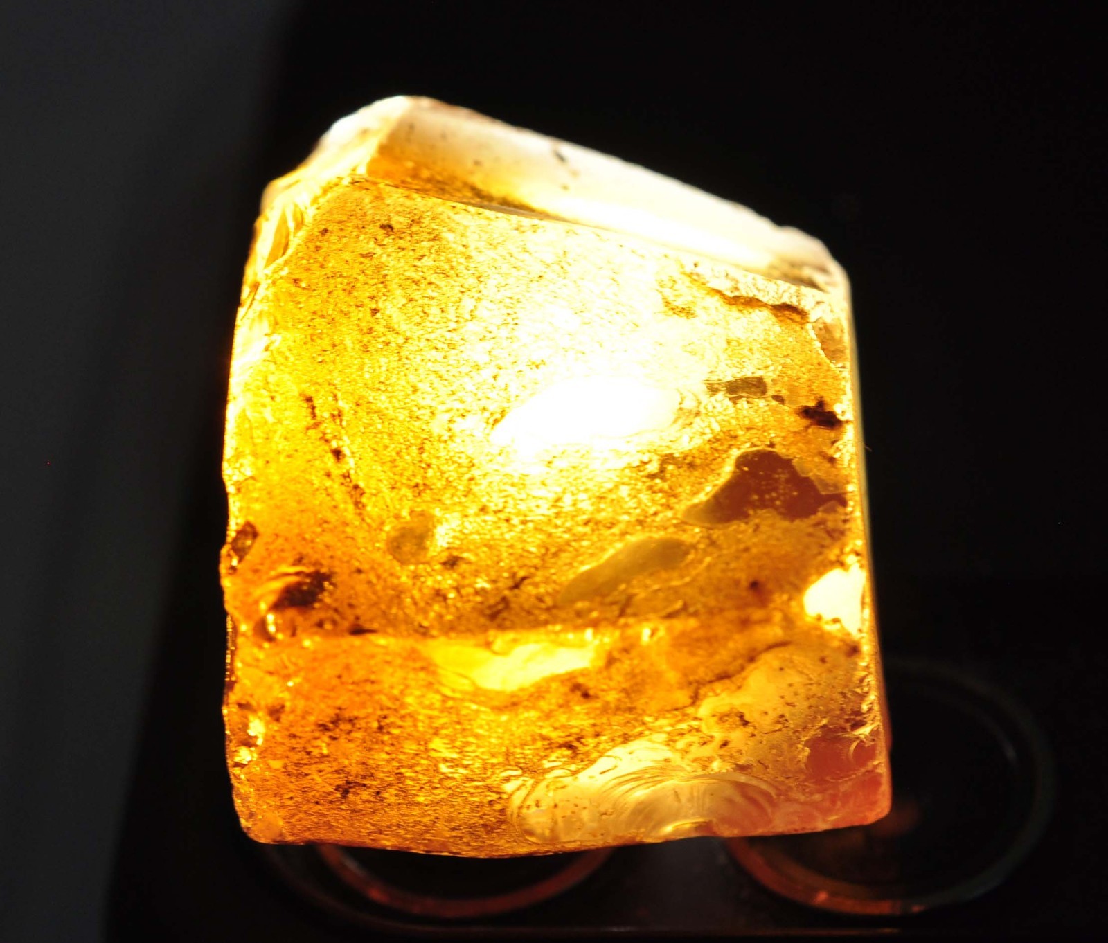 Yellow Raw Zircon 276+ Ct Cambodian Natural Certified Loose Rough Gemstone