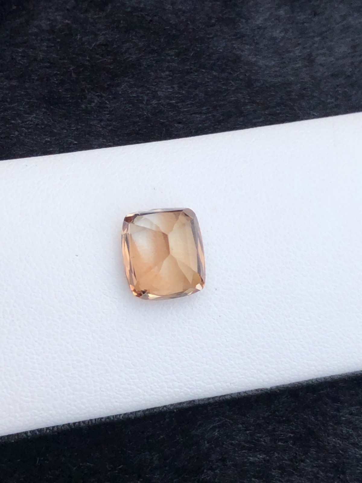 6.80 Ct Natural Golden Yellow Topaz Cushion Cut Gemstone from Skardu Pakistan