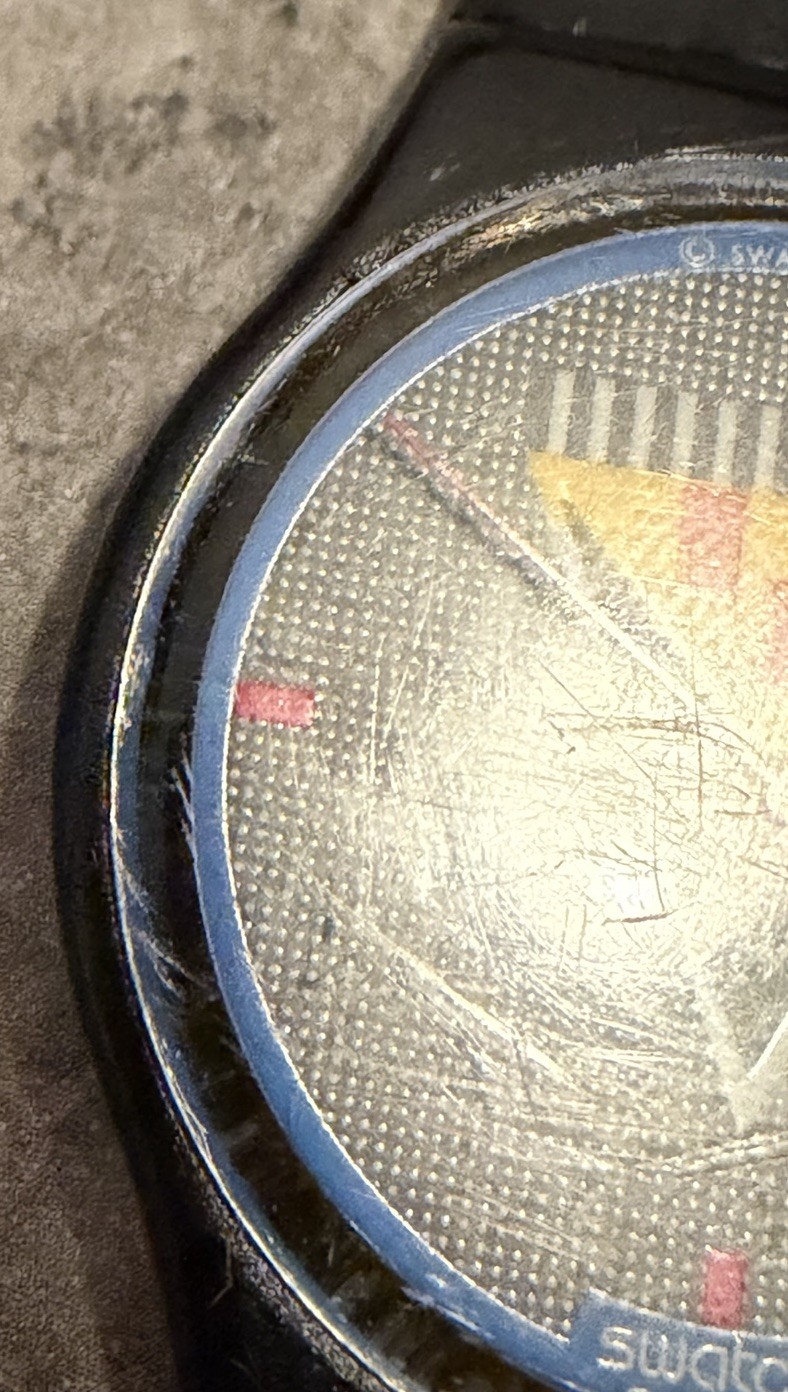 VINTAGE Swatch Watch LANCELOT GB110 Coat Of Arms (34mm) Free Shipping