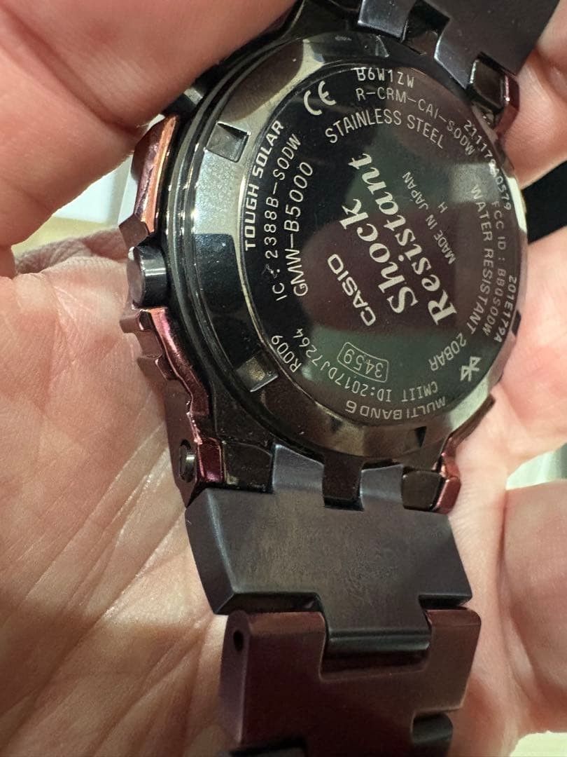 CASIO G SHOCK GMW B5000PB 6JF Full Metal Purple