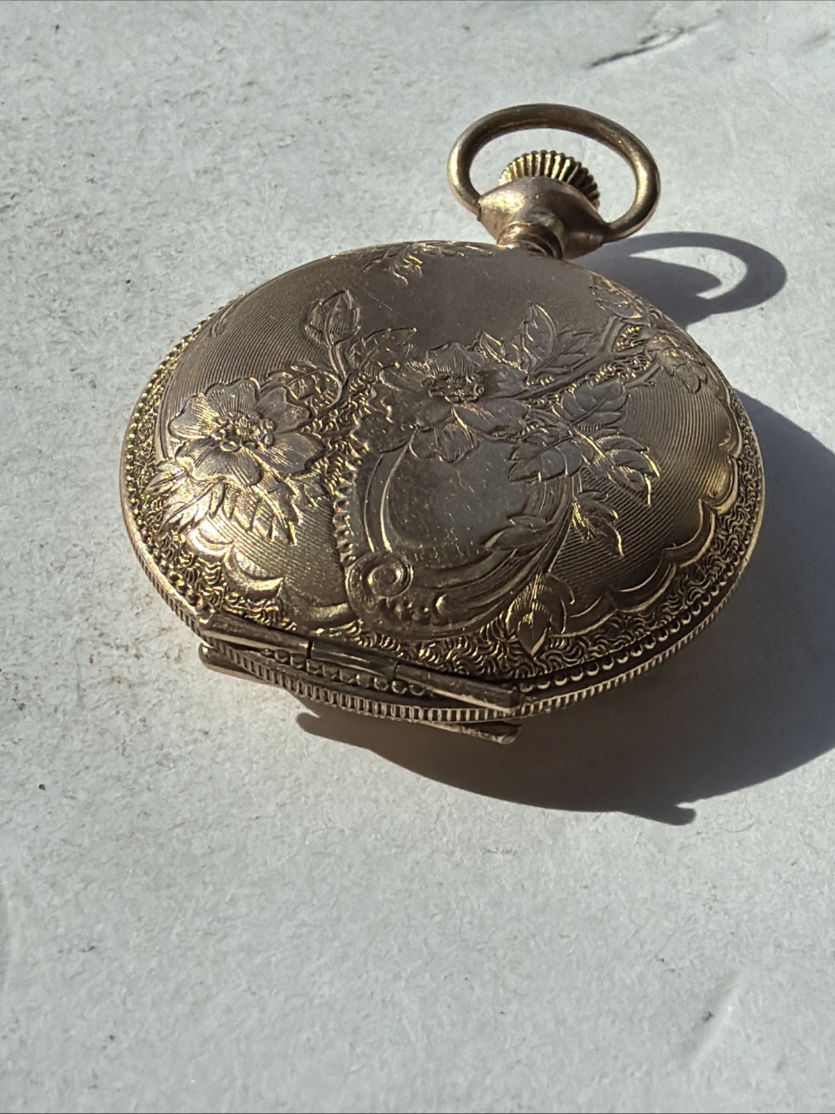 AT24 VTG N Robert 5 Years Gold Filled 36.8mm Pocket Watch Parts Repair As Is**