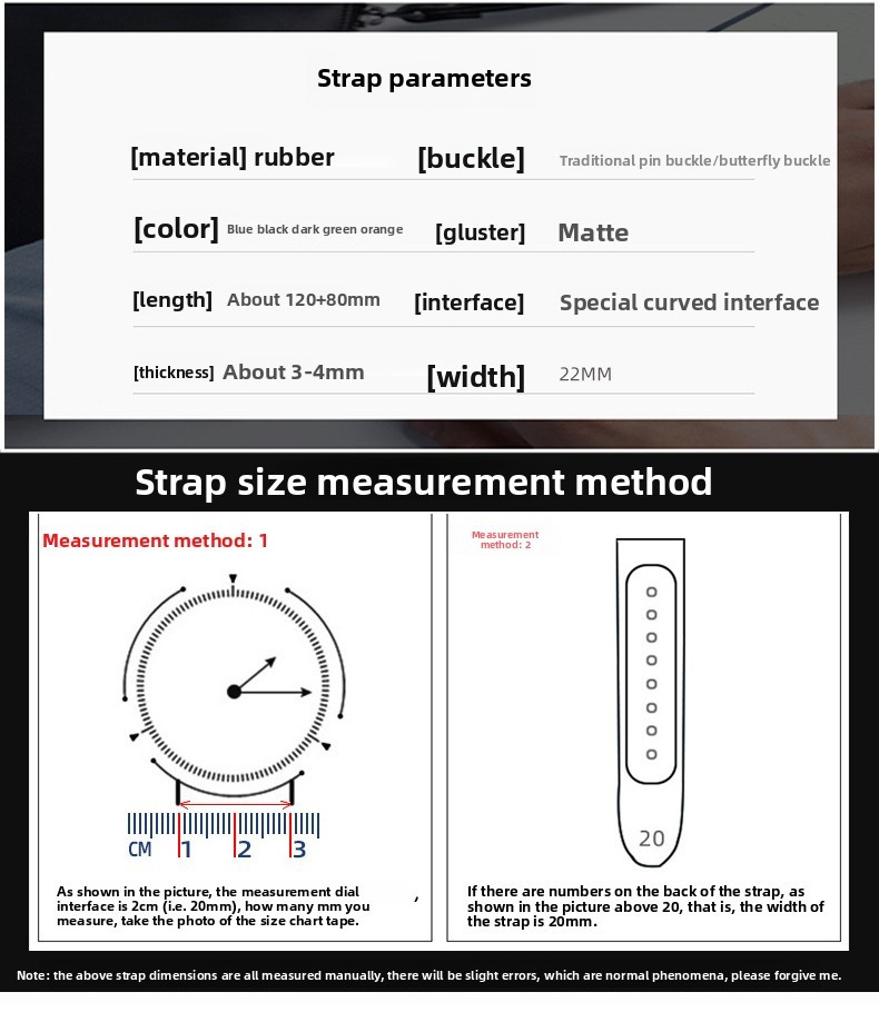 Quality Waterproof Rubber Watch Straps Quick Release for Mido Multifort M049.526