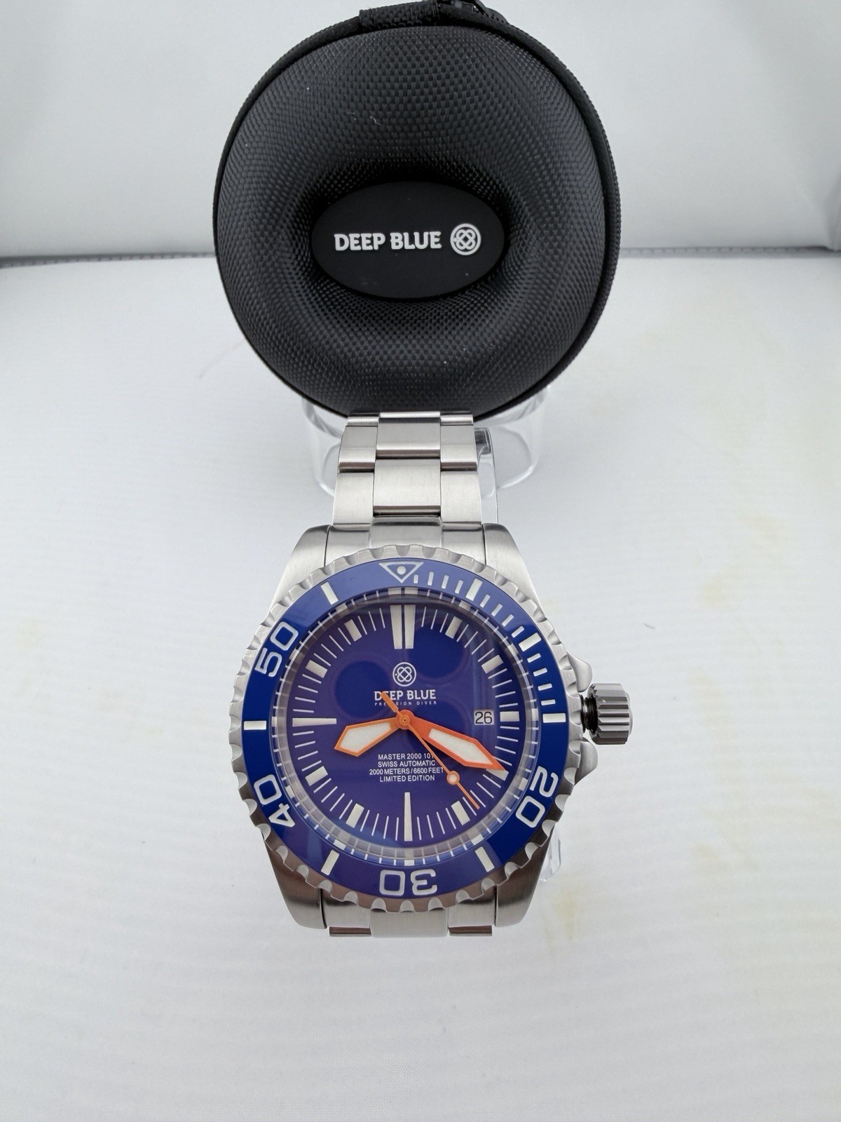 Deep Blue Master 2000 10-Year Anniversary Swiss ETA Auto LE 718/1000 46mm