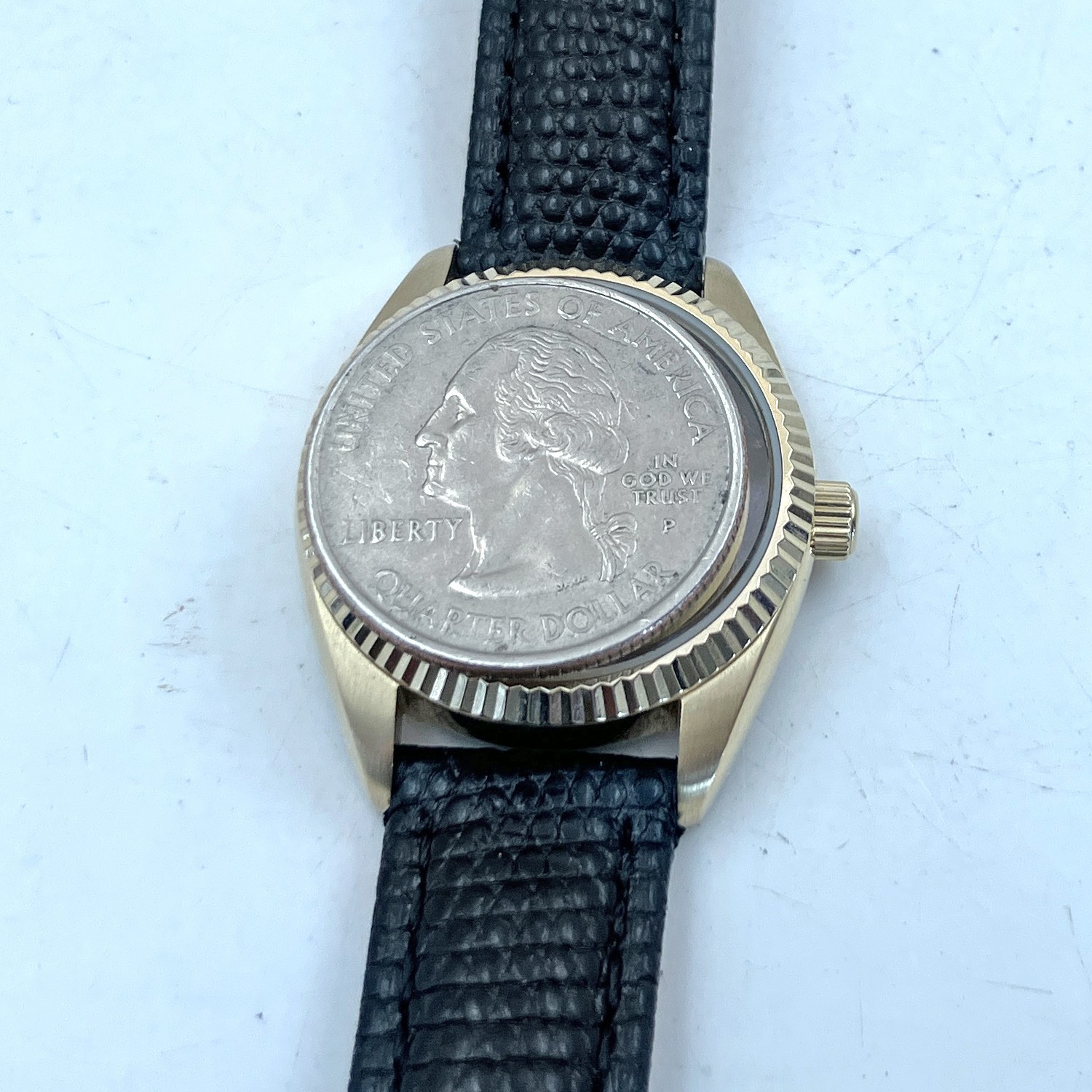 Certified Swiss Quartz Watch Sapphire Crystal Fluted Bezel 30mm Movado Band