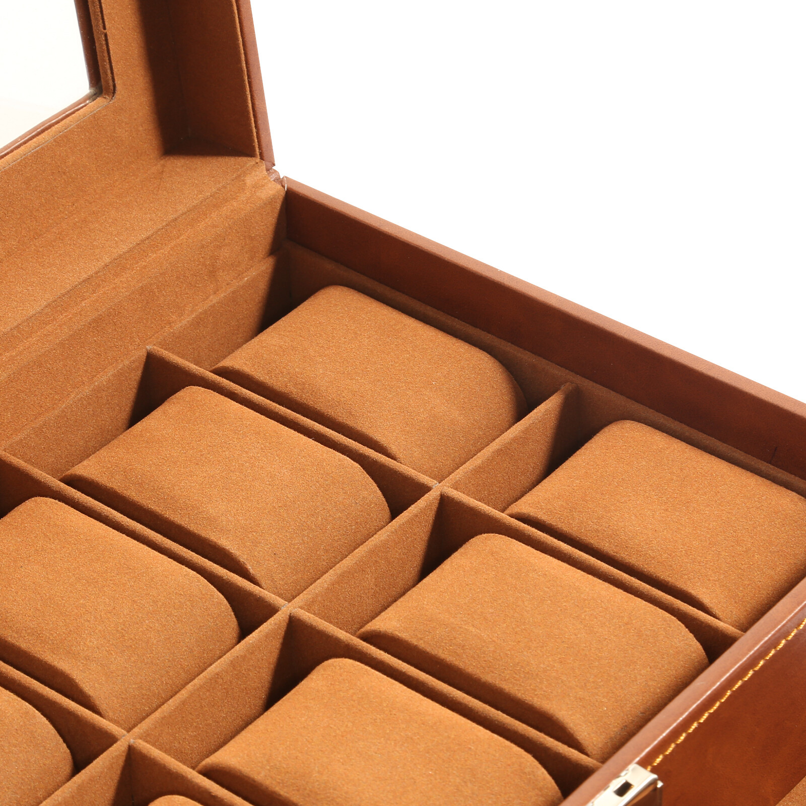 【Preloved】20 Slots Watch Box Watch Case PU Leather Jewelry Storage Display Case