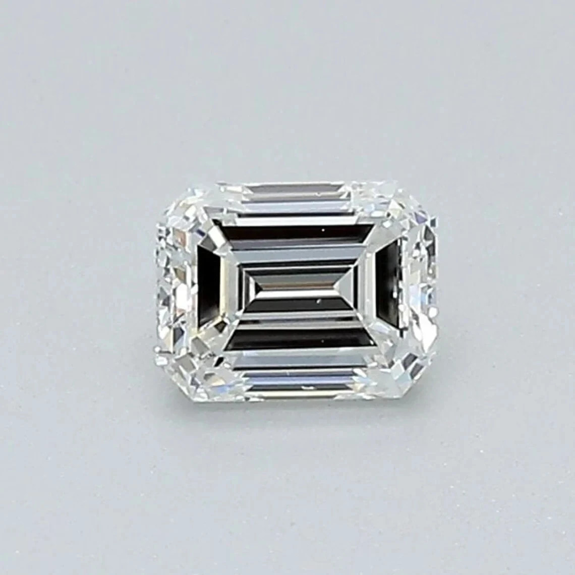 2.50 Ct Natural White Diamond Emerald Cut 7×9 mm VVS1 D Grade Certified R09