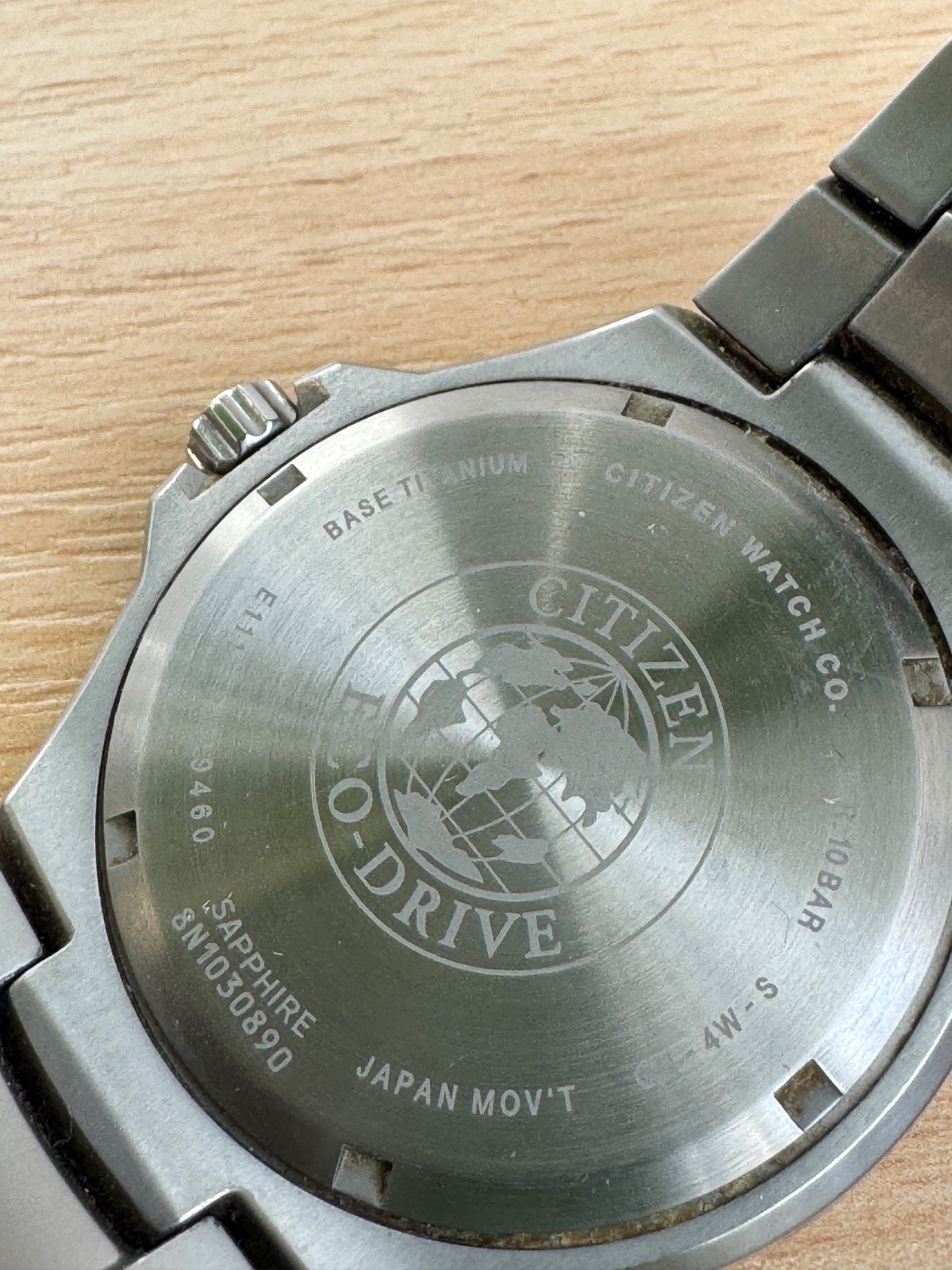 Citizen Eco-Drive Titanium Men’s Watch Sapphire Crystal 100m Japan Mov’t Date